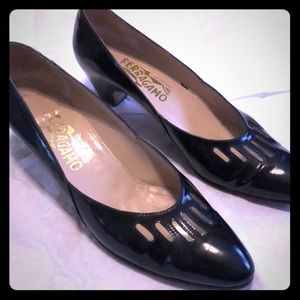 Salvatore Ferragamo patent heels